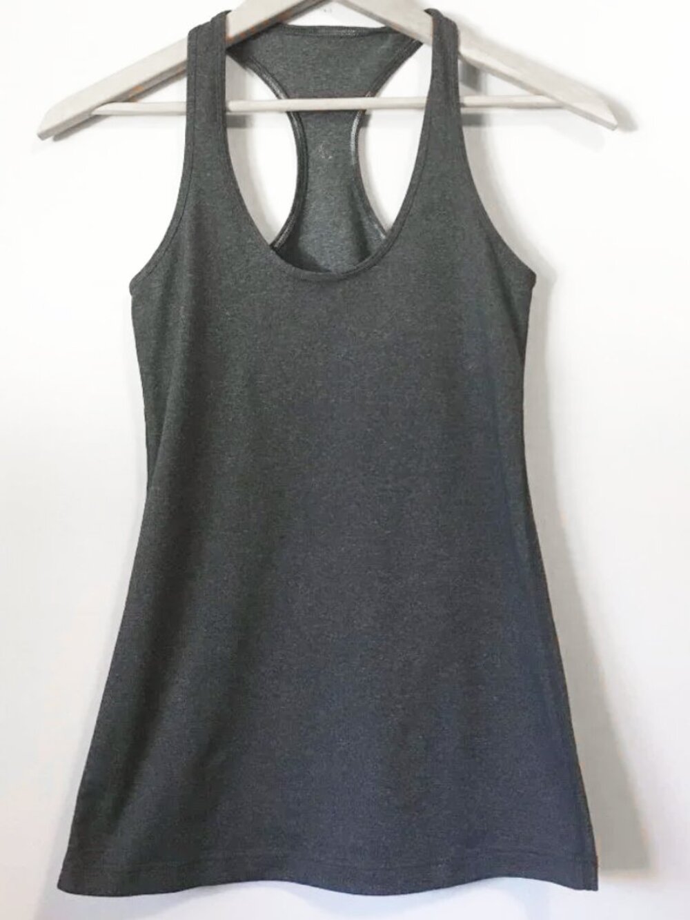 Lululemon Heathered Grey Racerback Tank Top